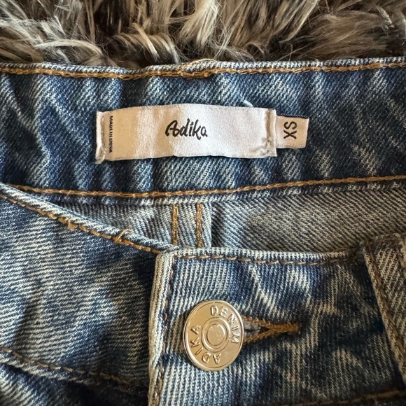 Adika Flame Graphic Light Wash Slim Straight Jeans​​ - Picture 4 of 8